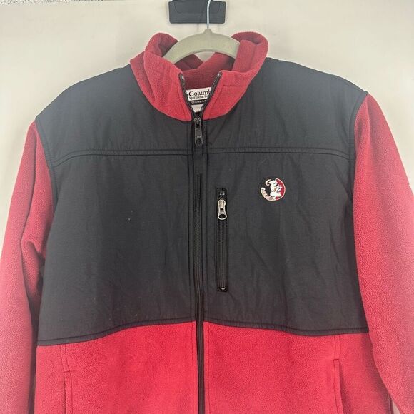 COLUMBIA Womens Florida State Seminoles Flanker III Fleece Full-Zip Jacket Large - Picture 3 of 12